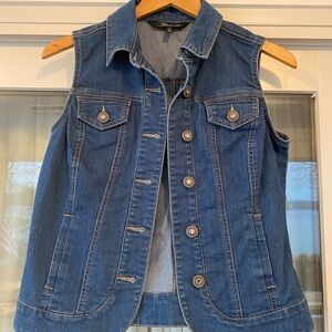 Baccini Classic Blue Denim Vest